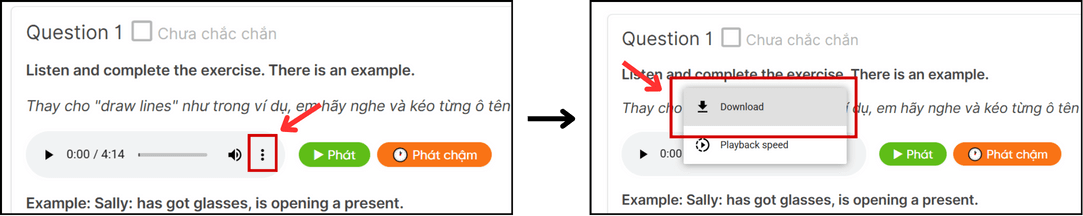 HD tải file nghe